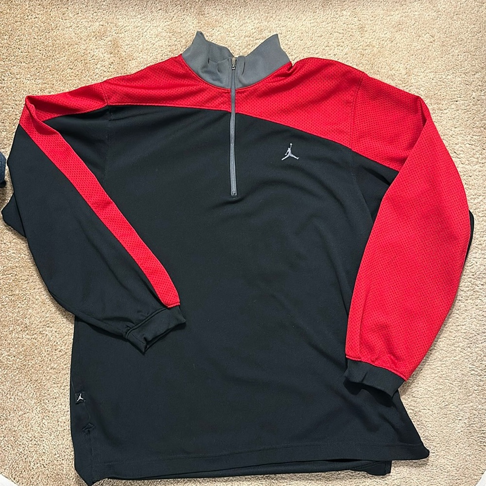 JORDAN NIKE 1/4 Zip Pullover Men’s L